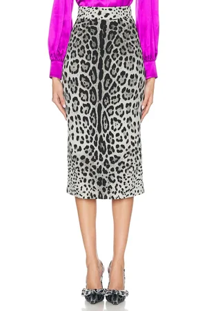 Dolce & Gabbana High Waisted Pencil Skirt in Black