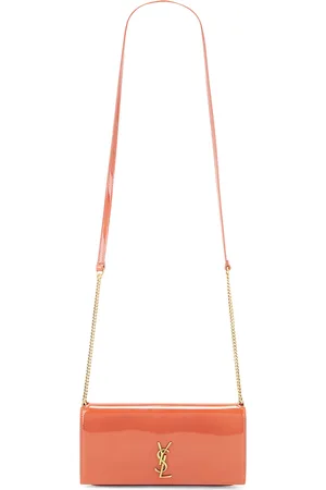 Saint Laurent Phone Holder Chain Bag in Red