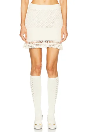 Staud Wolfgang Skirt in Cream