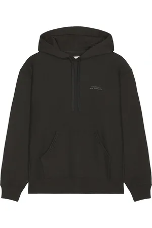 Saturdays NYC Ditch Wool Blend Hoodie in Black
