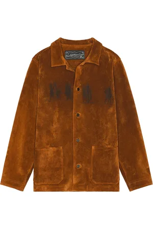 One Of These Days Suede Chore Jacket in Brown