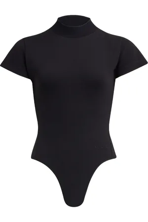 Alaïa Short Sleeve Bodysuit in Black