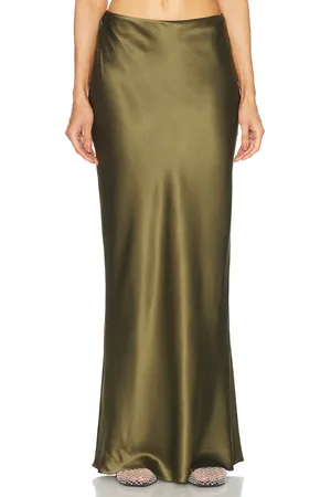 Cult Gaia Chantel Skirt in Olive