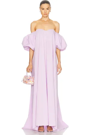 Caroline Constas Palmer Gown in Lavender