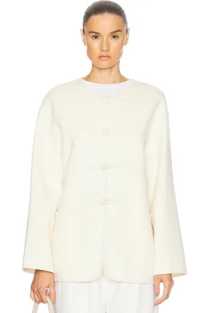 Rohe Traditional Double-Faced Jacket in White