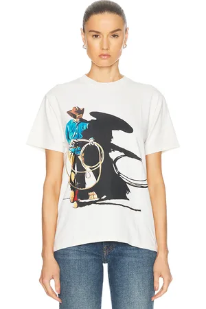One Of These Days Wanted T-Shirt in Cream