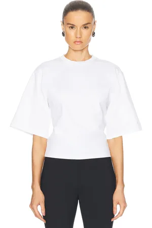Rohe Fitted Logo Tee in White