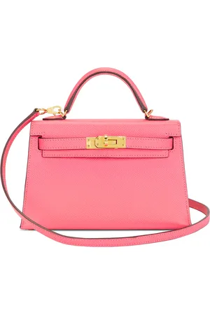Hermès Epsom Kelly 20 Sellier Handbag in Fushia