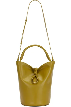 Bottega Veneta Liberta Bucket Bag in Olive,Lemon