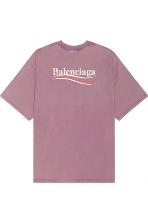 Balenciaga Medium Fit T-Shirt in Purple