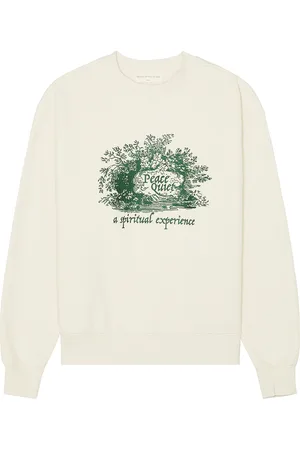 Museum of Peace and Quiet Spiritual Experience Crewneck Sweatshirt in Cream