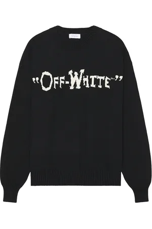OFF-WHITE Off Quote Sweater in Black