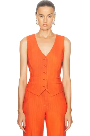 GABRIELA HEARST Coleridge Vest in Orange