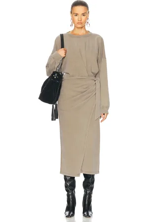 Isabel Marant Sandrina Dress in Olive