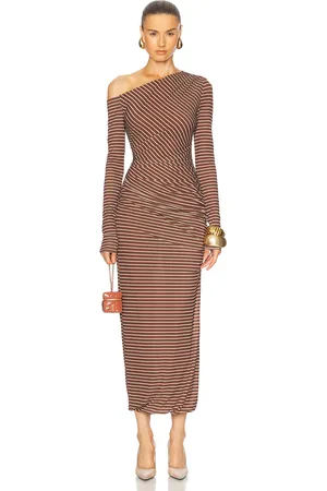 RONNY KOBO Annamaria Dress in Brown