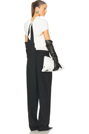 Jean Paul Gaultier Fringed Double Layer Top in White