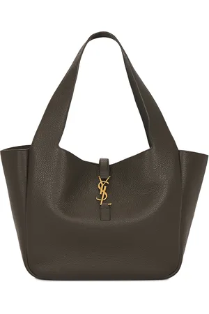 Saint Laurent Le 5 a 7 Bea Tote Bag in Chocolate