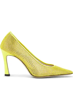 The Attico Juno 95m Pump in Yellow