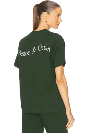 Museum of Peace and Quiet Wordmark T-Shirt in Green