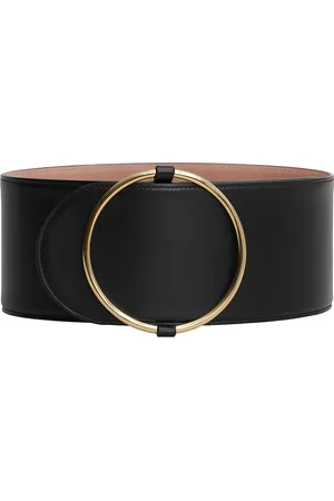 Alaïa Large Ring Belt in Black