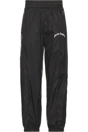 Palm Angels Curved Logo Nylon Track Pants in