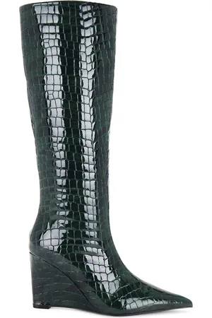 Retrofete Natassa Wedge Boot in Green