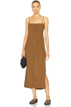 Proenza Schouler Suki Dress in Brown