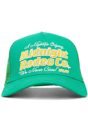 Midnight Nightlight Odyssey Mesh Trucker in Green