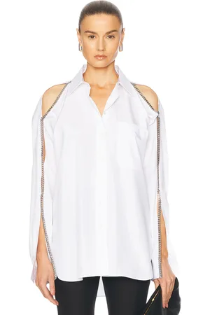 Stella McCartney Falabella Chain Detail Shirt in White