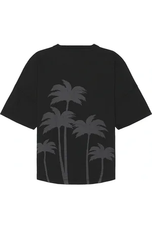 Palm Angels Palms Over Tee in Black