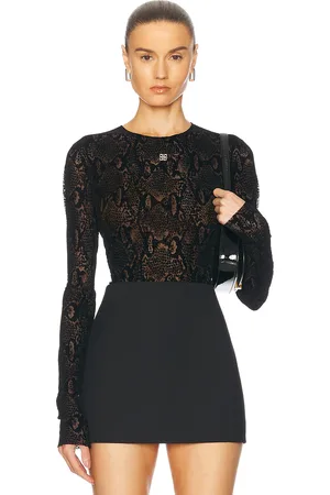 Givenchy Long Sleeve Bodysuit in