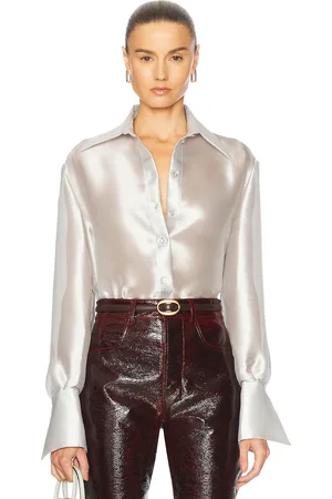 GALVAN Constellation Blouse in Metallic Neutral