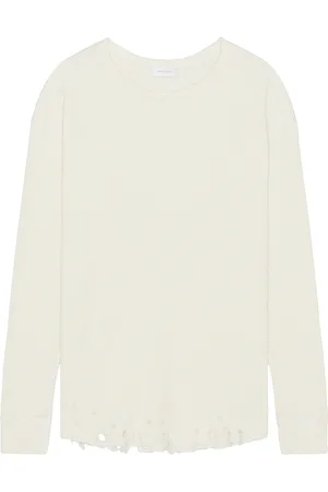 JOHN ELLIOTT Folsom Thermal Pullover in Cream