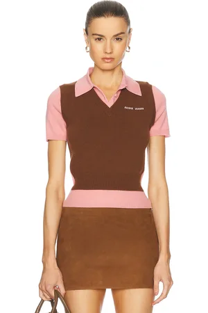 Miu Miu Sweater Vest in Brown