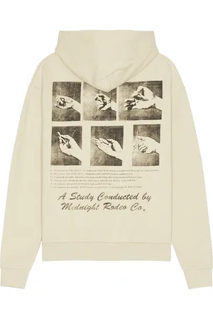 Midnight Cigarette Psychology Sweatshirt in Cream