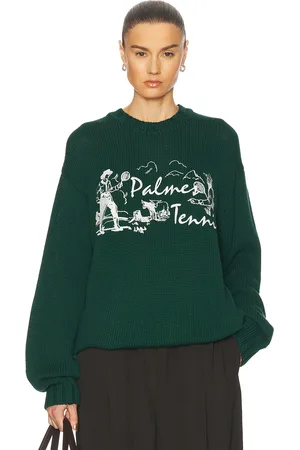 Palmes Dustup Knitted Sweater in Green