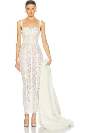 Helsa The Lace Column Dress in