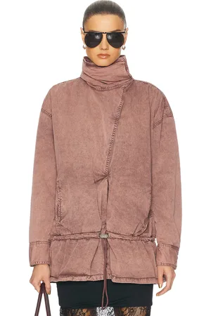 The Attico Bomber Jacket in Mauve