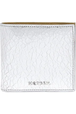 Alexander McQueen Bi Fold Wallet in Metallic