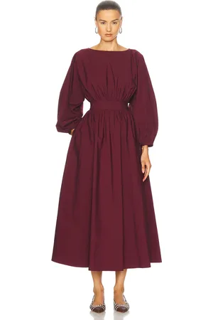 GABRIELA HEARST Ahmose Dress in Wine