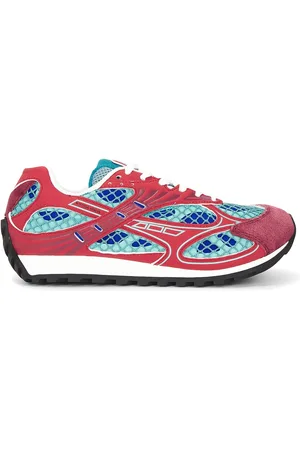 Bottega Veneta Orbit Sneaker in Red,Teal