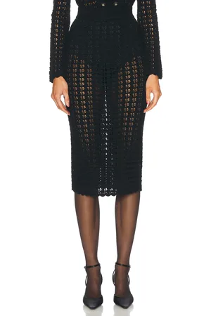Dolce & Gabbana Crochet Midi Skirt in