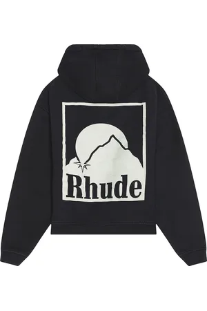 Rhude Moonlight Badge Hoodie in Black