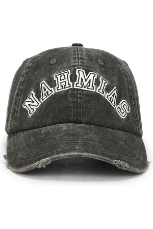 Nahmias Chenille Dad Cap in Charcoal