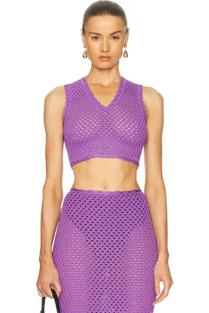 Dolce & Gabbana Crochet Cropped Top in
