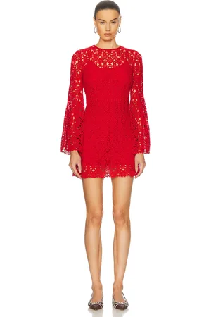 GABRIELA HEARST Archie Dress in Red