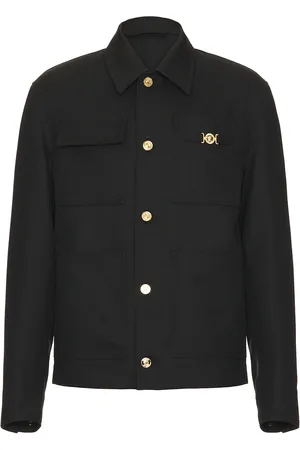 VERSACE Button Down Blouson in