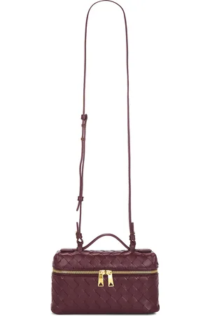 Bottega Veneta Bang Bang Vanity Case in Burgundy