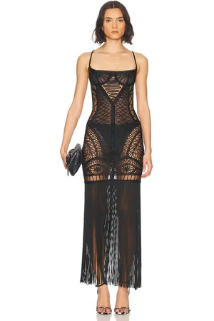 The Attico Sleeveless Midi Dress in
