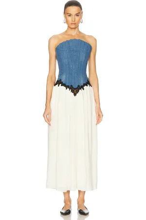 GABRIELA HEARST Glenn Dress in Blue